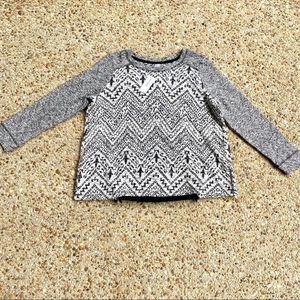NWT Dress Barn Westport Holiday Winter Long Sleeve chevron Sweater Size XL